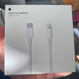 Authentic NWT Apple USB-C to Lightning cable